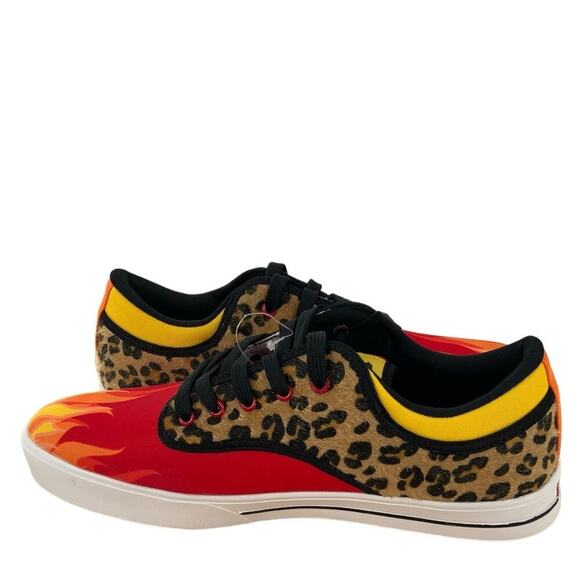 Vlado Spectro 3 Limited Edition Flames Mens Shoes Sz 11 Leopard Print Multicolor - Picture 5 of 13